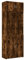 Willood Hochschrank Räuchereiche 80x42,5x225 cm Holzwerkstoff Geeignet für Küche, Wohnzimmer, Schränke 80cm breit - Sieben Fächer(225cm)