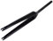 QAINKUN Federgabel 700C 25,4mm Racing Road Fahrrad Glanz Matt Voll Carbon Fibre Gabel Track Fixed Gear Bike Vorderradgabel Carbon Harte Gabel Fahrradgabel(Matt Finish 3K)