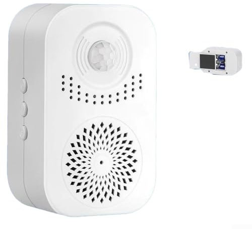 Motion Sensor Doorbell Welcome Doorbell With Motion Sensor For Shop Audio Player Entrances Voice Reminder Easy Installation(20 voices/recordable)