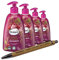5er Set: Balea Cremeseife Warm Wishes, 4x500 ml - Für sensible Haut geeignet - Hautverträglichkeit bestätigt - Ohne tierische Inhaltsstoffe + Kugelschreiber