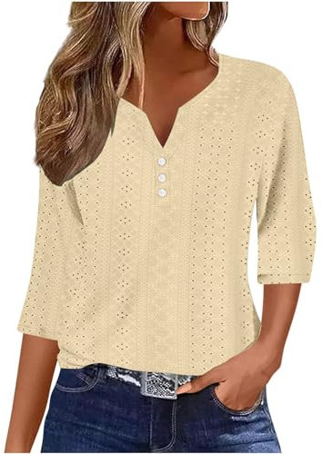 Tunic Tops Ladies Summer Tees Half Sleeve V Neck Casual Shirts White Tops Pleated Floral Printed Tunic Blouse Shirts