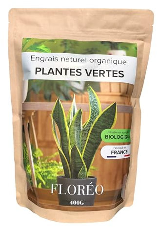 Floréo - Engrais Naturel Organique sans odeur Plantes d'Intérieur