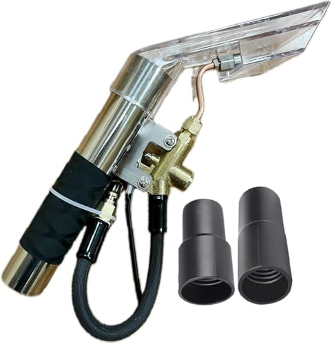 Teppichreiniger mit transparentem Kopf für ShopVac und die meisten tragbaren Teppichaufsätze, Handstaubsauger für Polster und Autopflege, Extraktionssaugerschlauch-Set