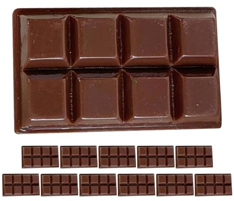 Gatuida Lot de 12 Faux chocolats - Accessoires Alimentaires artificiels réalistes - Faux Desserts/Bonbons pour la décoration de Cuisine et Les présentations de fêtes - Chocolats factices pour la