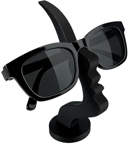 Supporto per Occhiali Creativo,ESYFOR Espositore per Occhiali da Sole Stampa 3D Design Astratto con Profilo Laterale Porta Occhiali da Sole per Casa, Ufficio, Scrivania, Decorazione