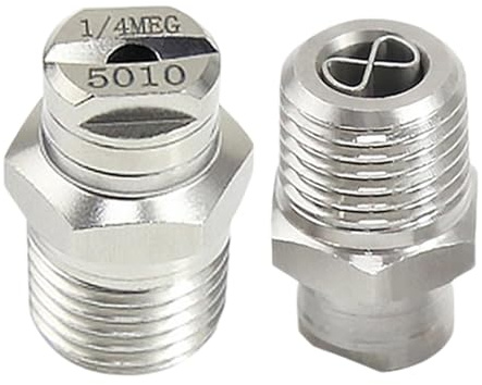 Professional Fan Shaped High Pressure Water Nozzle Wide Angles Sprays Ideal for Industrial & Local Cleaning High Fan Sprays Upgrades