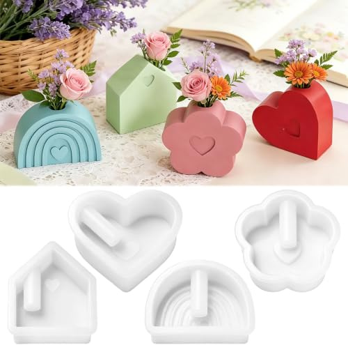 4 stampi in silicone per colare, stampi in silicone 3D