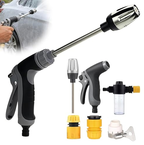 Jetterix Pressure Washer Nozzle, Power Jet Ugello per Tubo Pistola, per Pulizia di Autolavaggio, Vialetto (1pcs)