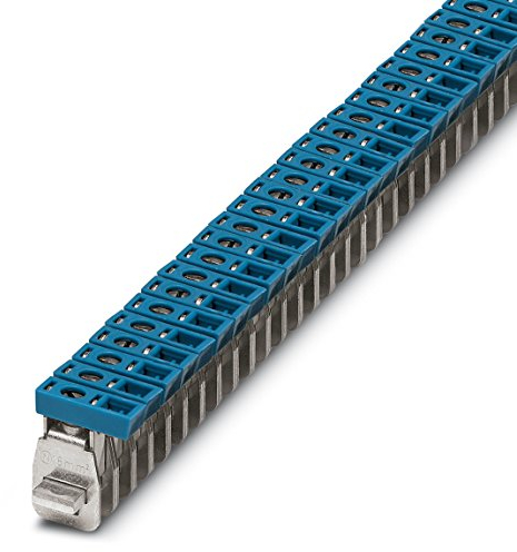 Phoenix Contact AKG Polyamid Verbindungsklemme Blau, Schraubanschluss 14 → 6 AWG / 76A, Packung a 50 Stück
