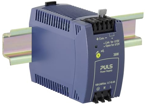 PULS ML30.106 0-2.8AMP, 120-240 VAC Input, 12-15 VDC Output, 36 WATT, DIN-Rail, MINILINE, Power Supply, Single Phase
