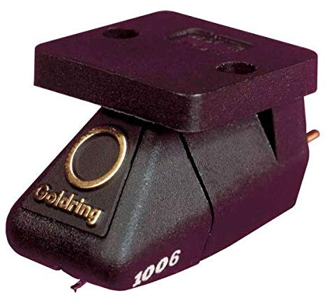Goldring 1006 Tonabnehmer - Schwarz, MM, Pocan, Elliptische Spitze, Miniaturmagnet, Phono MM, RCA, Schallplattenspieler