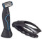 BEPER 40.330 Epilierer für Herren, wasserdicht, Schwarz/Blau, Bart/Haar/Körper, 2-teiliges Set