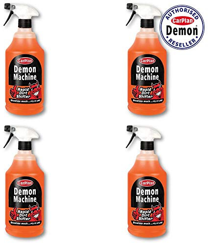 CarPlan Demon Machine, Pre-wash Dirt Shifter, 1 Litre (Pack of 4)