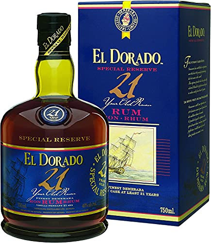 EL DORADO RUM 21 ANNI FINEST DEMERARA SPECIAL RESERVE 70 CL IN ASTUCCIO