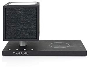 Tivoli Audio Revive Altoparlante Bluetooth con cuscinetto di ricarica wireless e lampada (Cenere nero / Nero)