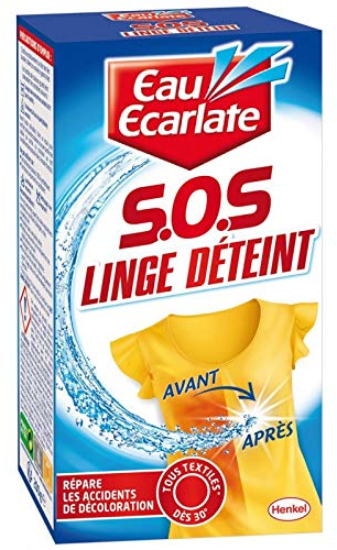 EAU ÉCARLATE - Sos Linge Déteint 200G - Lot De 4 - Vendu Par Lot
