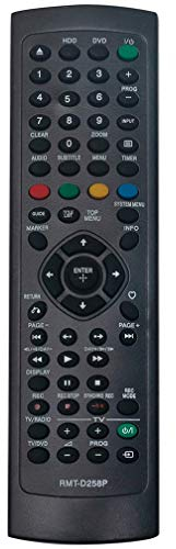 VINABTY RMT-D258P Telecomando per Sony lettore di registratori DVD/HDD RDR-DC105 RDR-DC90 RDR-DC500 RDR-DC100