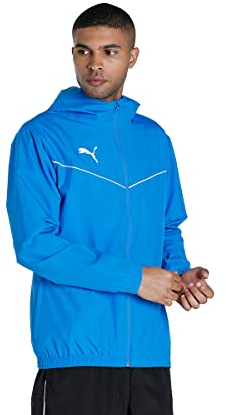 PUMA Herren teamRISE All Weather Jacket Trainingsjacke, Electric Blue Lemonade, M