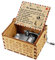 Kenon Gravierte Holzspieluhren Handgefertigte hölzerne Spieluhren und Lieder mit Edelstahl von Music Chests Custom Vintage Handkurbel Spieluhr Weihnachtsgeburtstagsgeschenk (Für Sohn von Papa)
