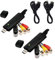 Audio Video Grabber USB-Due Confezioni-Convertitore Hi8 VHS in Dvd - USB 2.0 Audio/Video Grabber Capture per Windows 10/8/7 e Mac OS,Converti in Formato Digitale Le Vecchie VHS
