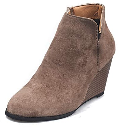 UMore Botas De Nieve De Invierno Mujer Adelgazar Zapatos Calientes Fur Botines Sneakers Zapatos de Plataforma de Cuña de Fitness Zapatos de Andar Impermeable Anti Deslizante Zapatos