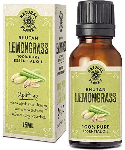 Natural Planet Lemongrass Essential Oil 15ML Natural 100% Pure & Undiluted Therapeutic Grade Pure, Cruelty Free