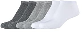 s.Oliver Damen Sneakersocken 6er Pack 39/42 white mix
