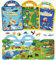 3er-Pack Aufkleber-Buch für Kinder 2–6, Puffy Sticker-Spielset, wiederverwendbare Aufkleberbücher für Kleinkinder im Alter von 2 3 4 5 6 Jahren, Jungen und Mädchen