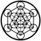 Stileitaliano Cubo di Metatron Originale vero legno naturale decorazione murale adesiva design casa parete muro arcangelo oggetti yoga