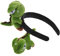 Beaupretty 2st Dinosaurier-stirnband Cosplay Stirnband Cartoon-haarband Halloween-party-stirnband Plüsch-dinosaurier-kopfbedeckung Halloween Party Stirnband Plastik Kind Haare Drücken Brosche