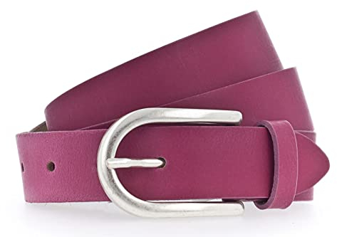 Vanzetti Classics 30mm Leather Belt W85 Fuchsia