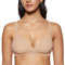 INLYRIC Damen Triangel BH ohne Bügel Soft Tiefer Rückenausschnitt Ungefüttert Warmes Beige M