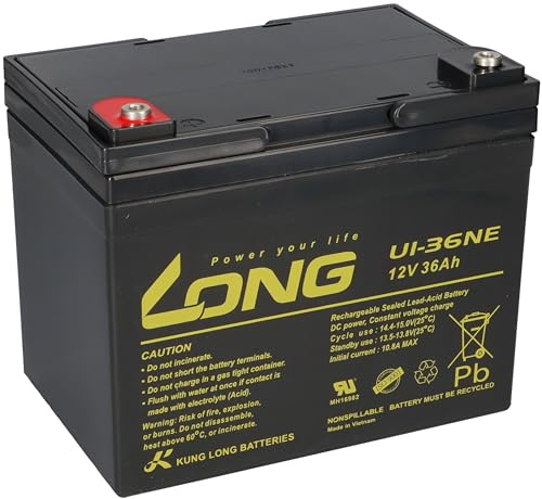 Akku Passend Für Panasonic LC-V1233P 12V 35Ah AGM Batterie - Langlebig - Wartungsfrei