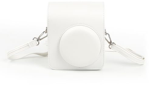 Aisnyho Instant Mini 40 Case,Camera Protective Case Bag for Fujifilm Instax Mini 40 with Shoulder Strap (White)