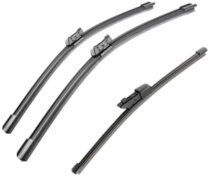Escobilla limpiaparabrisas Para VW Para Golf 7 MK7 Hatchback 2012 2013 2014 2015 2016 2017 2018 26+18+11 Limpiaparabrisas Delantero Trasero Parabrisas Accesorios Ventana 3PCS Coche Limpiaparabrisas