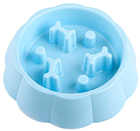 Rumyve Slow Feeder Dog Bowl,Dog Bowls to Slow Down Eating, Bloat Stop Dog Food Bowl,Non-slip Slower Food Feeding Dishes