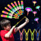 20 Stück LED Licht Nacht Hubschrauber Schleuder Spielzeug, Fliegen Spielzeug LED Leuchtspielzeug Partyartikel, Partyspielzeug für Kinder Weihnachtstag Kindergeburtstag Gastgeschenke Partygeschenke Set