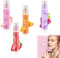 Weihnachten Lip Gloss Geschenkset,Glitzer-Lipgloss Aufrollen,Roll On Glitter Lip Gloss,Lip Shiner Roll-On,Lip Gloss Set,Farblos Lipgloss,Lip Gloss Obst Geschmack,Transparenter Lippenverstärker,4 Pcs ﻿