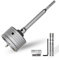 CSOOM Scie cloche à béton de 100 mm avec rallonge SDS-Plus de 220 mm, kit de scies cloches pour béton, couronne de forage creuse, 4 forets de centrage tranchants 8 x 110 mm, pointe en carbure de
