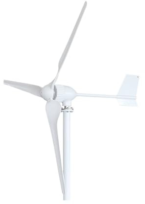 GMUME Generatore di Turbine eoliche, neratore Eolico a velocità del 1000W da 3 m/s con 1KW 24V 48V Generatore di energia eolica(48V)