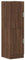 vidaXL Küchenschrank Braun Eichen-Optik 38x41,5x131,5 cm Holzwerkstoff, Schrank, Küchenzeile, Beistellschrank, Vorratsschrank, Geschirrschrank