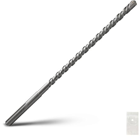 11/16 x 13 x 18 inch SDS Max Rotary Hammer Drill Bit, 18x460mm Carbide Tip Masonry Drill Bit,Concrete Drill Bit for Masonry, Brick, Stone, Concrete,Length :460mm / 18 inch, 18mm (11/16 in) Diameter