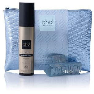 ghd - Astuccio con spray termoprotettivo ghd Bodyguard e fermaglio per capelli blu - Protezione termica e clip per i tuoi acconciature - Spray 120ml - Ideale per tutti i tipi di capelli