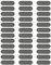 PATIKIL Phone Dustproof Net Stickers, 200 Pcs Phone Speaker Anti Dust Protector Cover Universal Speaker Mesh Sticker for Mobile (0.59x0.18), Black
