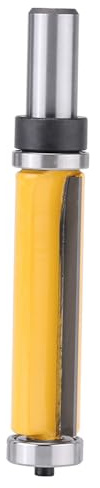 Langes Lebensleben Gelb Beschichtetes Holzkanten -Router -Bit für Effiziente Holzbearbeitung auf Elektrischen Holzroutern oder Gravurmaschinen, Ideal für Massive Holz, MDF, Spanplatte, Sperrholz 1/2