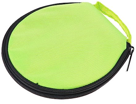 Gatuida Organizer CD Rotondo Oxford Verde Custodia per Dischi Dvd Alta Capacità Accessori Auto Pratici e Resistenti