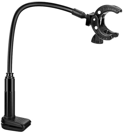 Asyduey Pet Hair Dryer Clip Holder, Grooming Hair Dryer Stand Hands Free Aluminum Alloy Hair Dryer Rack