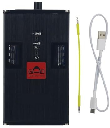 1pc ADV Fully Balanced Tube Headphone Amplifier Portable Tube Headphone Amp w/Type-C USB Charging Cable