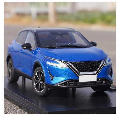 AMYALIN Modellauto Automodell 1:18 Für Nissan Für Qashqai 2023 Statisches Modellauto Aus Metallguss Modellfahrzeuge