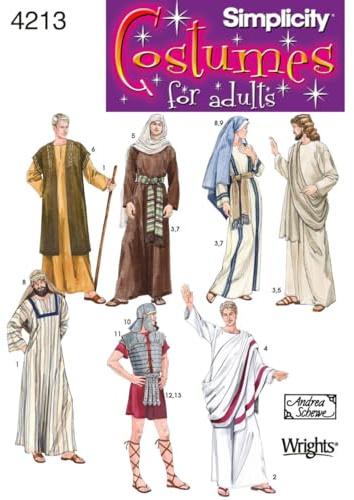 Simplicity Sewing Pattern 4213 A Adult Costumes, A (XS-S-M-L-XL)
